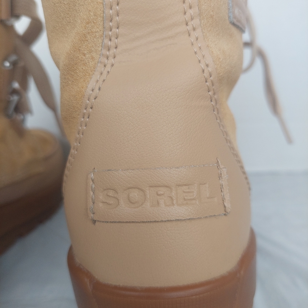 SOREL TIVOLI IV Womens Insulated Waterproof Boots Ceramic/Natural 8.5 US - Picture 5 of 16